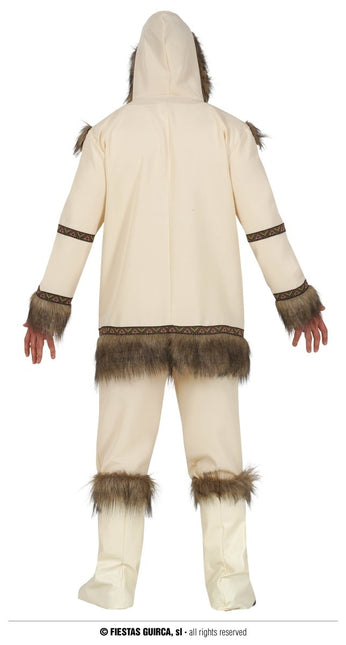 Eskimo Kostuum Heren Beige van Fiestas Guirca koop je bij Partywinkel