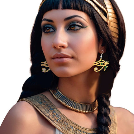 Eye of horus earrings van Fiestas Guirca koop je bij Partywinkel