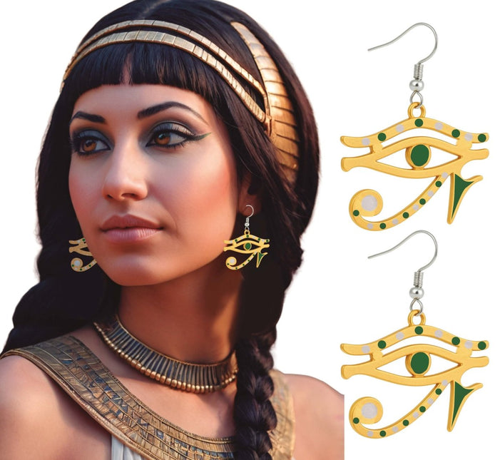 Eye of horus earrings van Fiestas Guirca koop je bij Partywinkel