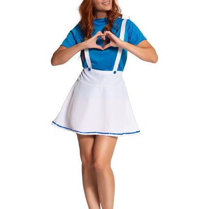 Combinaison des Schtroumpfs Bleu Blanc Dames