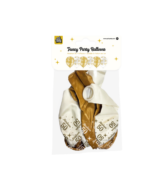 Ballons en latex pour fêtes fantaisistes - Abraham 50