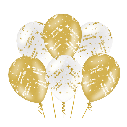 Ballons en latex pour fêtes fantaisistes - Retraite