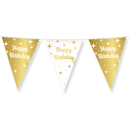 Fête fantaisiste Ligne de drapeau en aluminium - Joyeux anniversaire