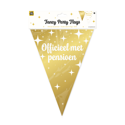 Fancy party Flag line foil - Pension