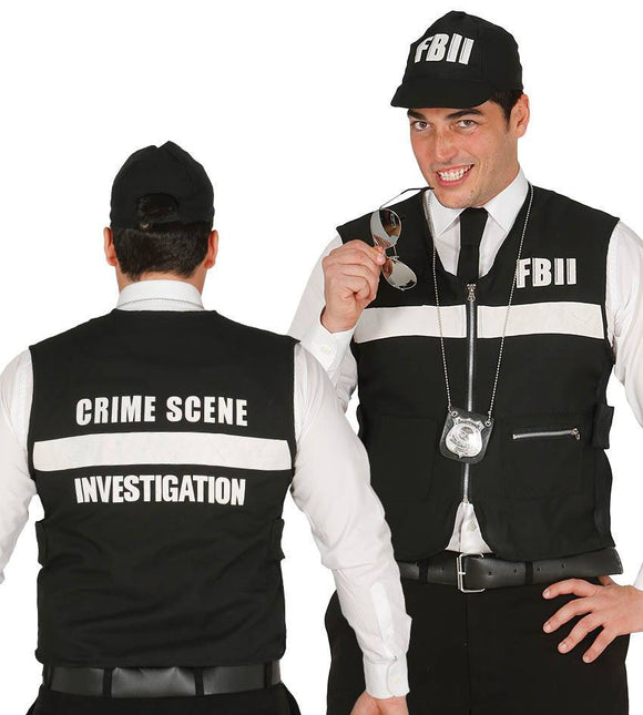 Fbi Vest en Pet van Fiestas Guirca koop je bij Partywinkel