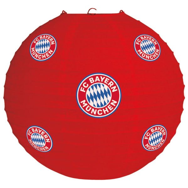 Fc Bayern MŸnchen Lampion 20cm van Riethmueller koop je bij Partywinkel