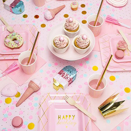 Feesttoeters Lichtroze 6st van Partydeco koop je bij Partywinkel