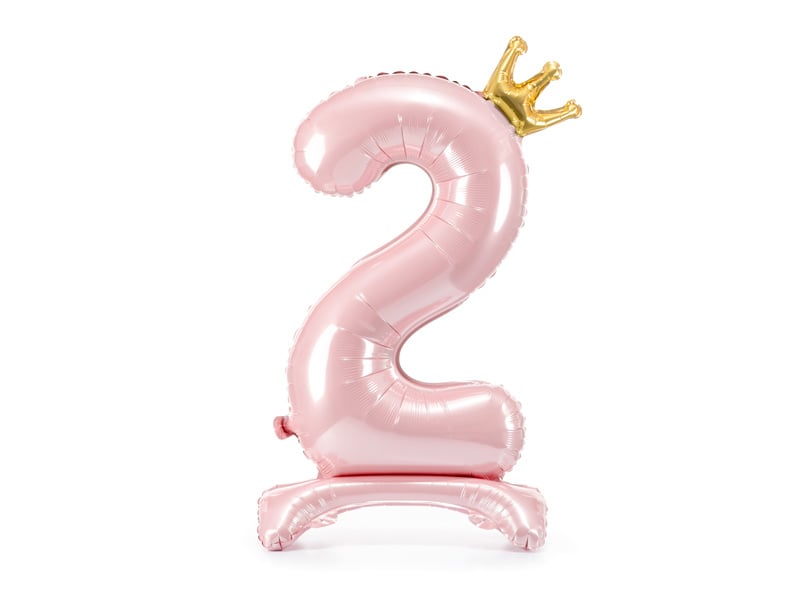 Ballon de baudruche Figure 2 Rose Clair Standard Vide 84cm