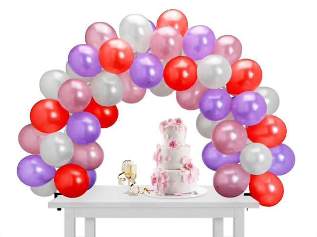 Set de table avec arche en forme de ballon 2.10m