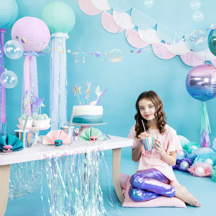 Ensemble de décoration de gâteau sirène 3 pièces