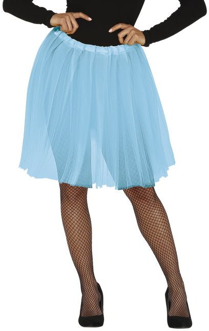 Tutu bleu clair pour dames 60cm