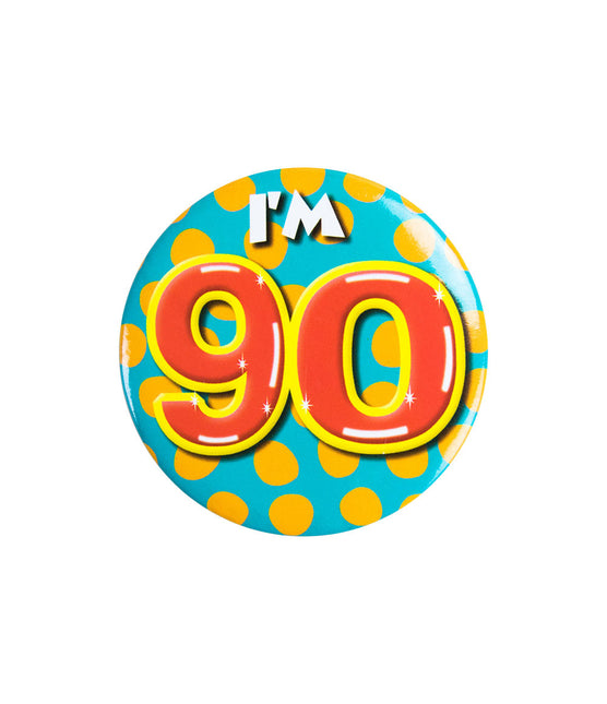 J'ai 90 ans Bouton 90 ans 5.5cm
