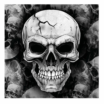 Serviettes Halloween Squelette 33cm