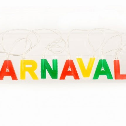 Lettre en bandoulière Carnaval Rouge Jaune Gr