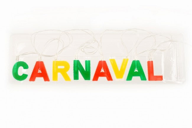 Lettre en bandoulière Carnaval Rouge Jaune Gr