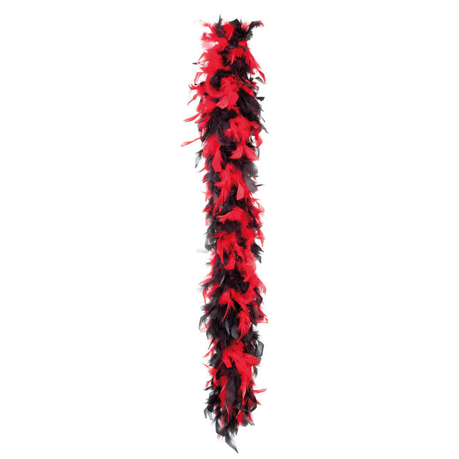 Boa noir avec rouge 1,8 m