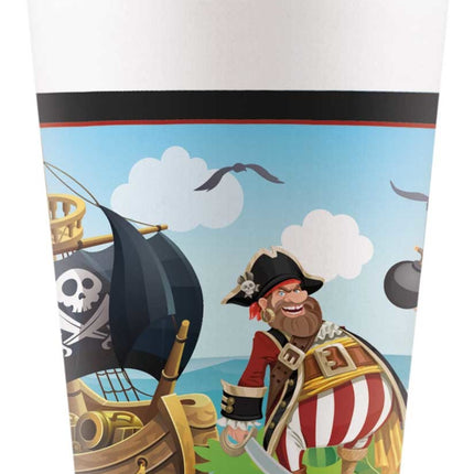 Gobelets Pirate 8pcs