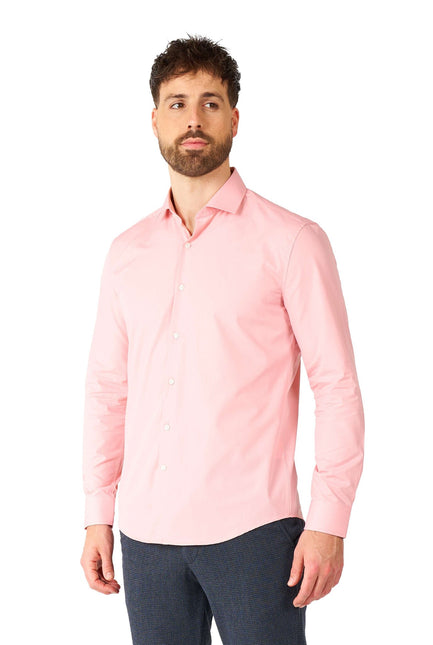 Chemise rose pâle pour hommes <tc>OppoSuits</tc>
