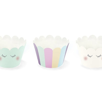 Moules à cupcake Licorne 6pcs