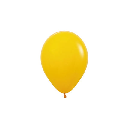 Ballons de baudruche jaune miel 12cm 50pcs