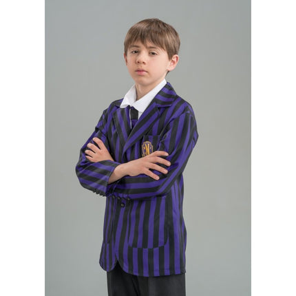Costume mercredi Uniforme scolaire noir/violet Garçon
