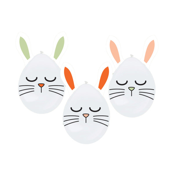 Ballon lapin de Pâques 30cm 3pcs