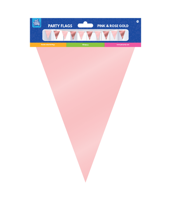 Guirlande rose or métallisée 10m