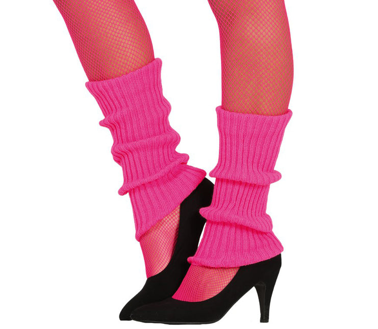 Jambières rose fluo