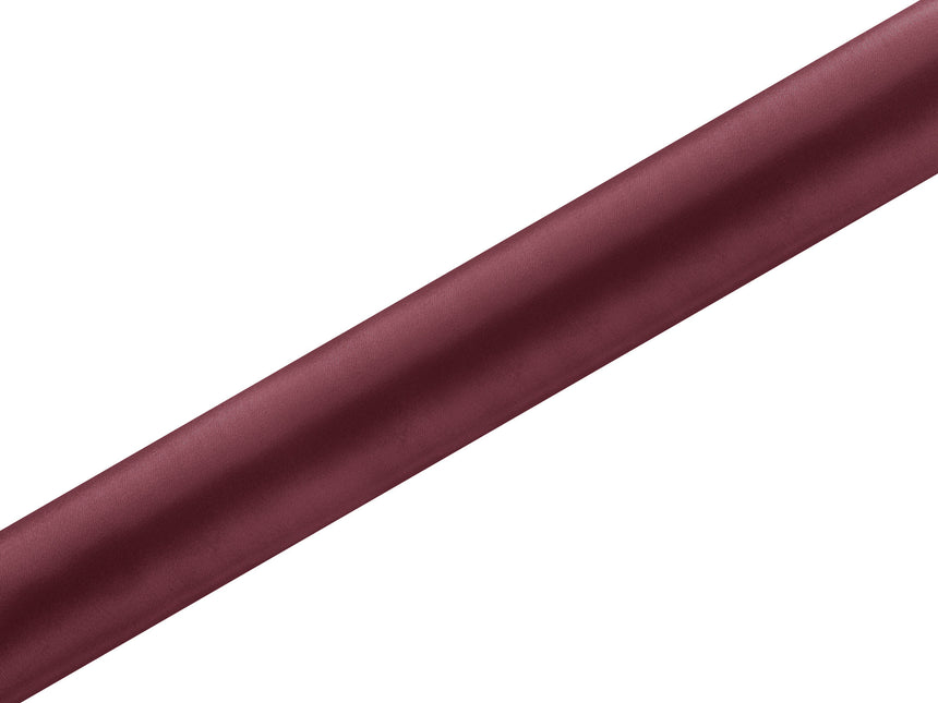 Chemin de table rouge bordeaux 36cm 9m