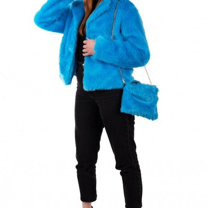 Bandeau peluche bleu