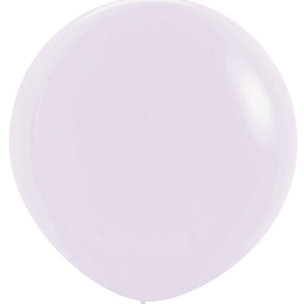 Ballons Pastel Mat Lilas 91cm 10pcs