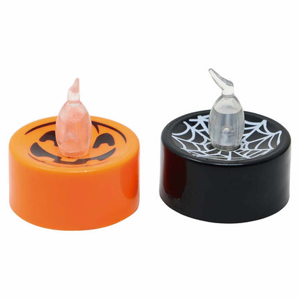 Fausses bougies d'Halloween avec lumière 4cm 24pcs