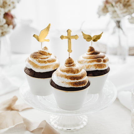 Dessus de gâteau Communion 11cm 6pcs