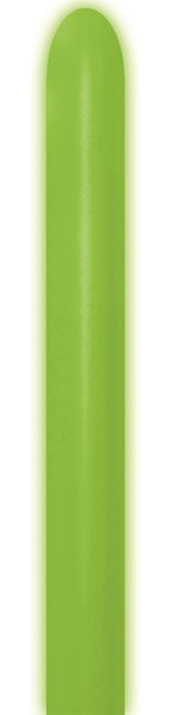 Ballons à modeler Vert fluo 5cm 152cm 50pcs