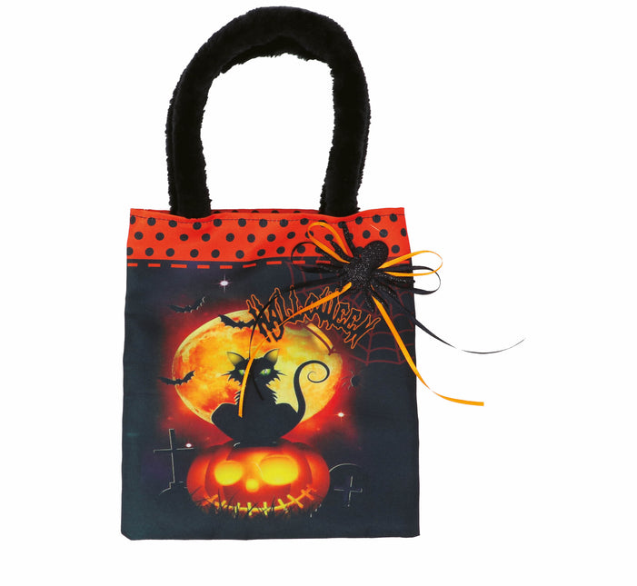 Sac cadeau Halloween orange 35cm