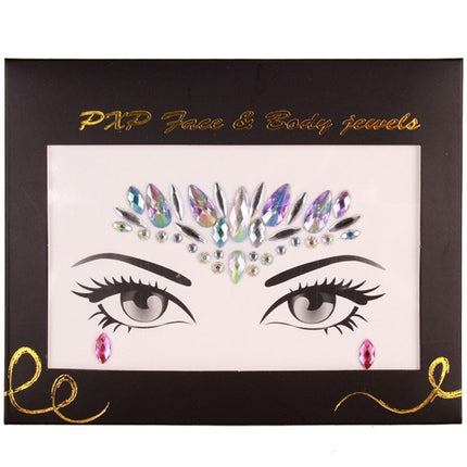 PXP Face Sticker Bijoux de visage Modèle D