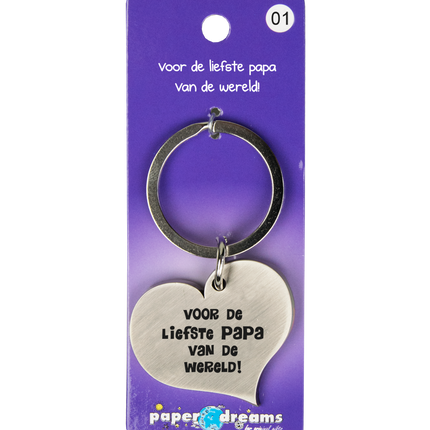 Porte-clés Papa 10cm