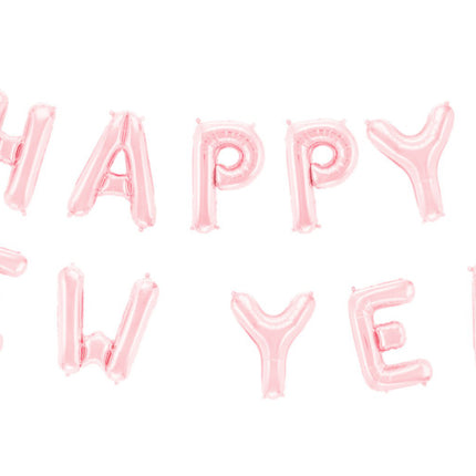 Lettre en bandoulière Happy New Year Rose Gold