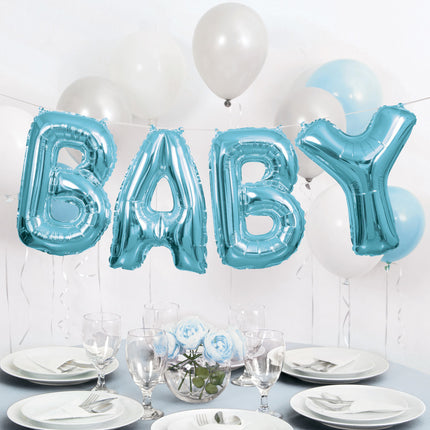 Ballon de baudruche Baby Blue 35cm