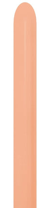 Ballons de baudruche Nozzle Up Peach Blush 5cm 152cm 50pcs