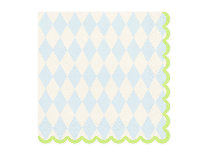 Serviettes de table carrées 33cm 20pcs