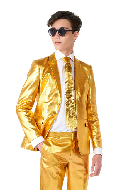 Costume d'or Garçon Ado <tc>OppoSuits</tc>