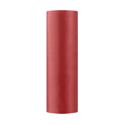 Chemin de table rouge 16cm 8.2m