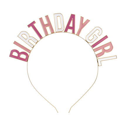 Bandeau d'anniversaire pour fille