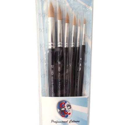 PXP 6 brosses rondes Profigrime Synthetic