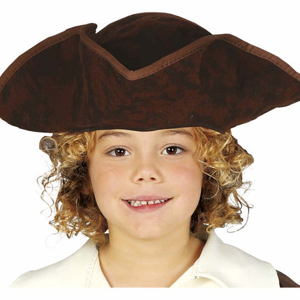 Chapeau de pirate marron enfant