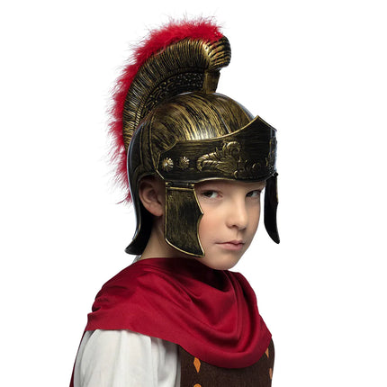 Garçon au casque romain