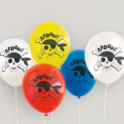 Ballons Pirate Arrgh 30cm 8pcs
