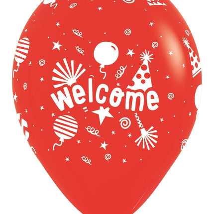 Ballons Welcome Fashion Solid Mix 30cm 25pcs
