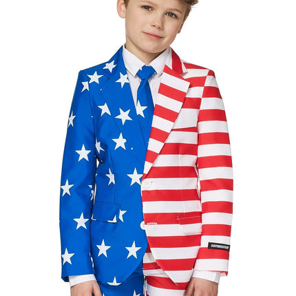 Costume drapeau des USA Garçon <tc>Suitmeister</tc>